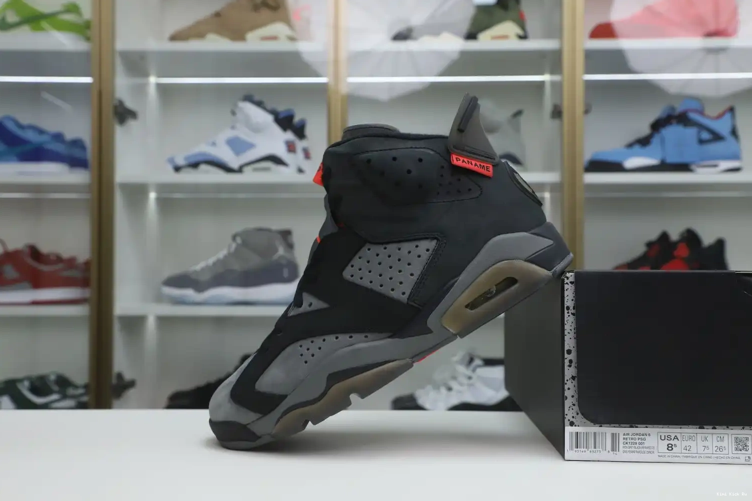 SAINT-GERMAIN 'IRON Kimikick PARIS X GREY' 6 JORDAN RETRO AIR 0725